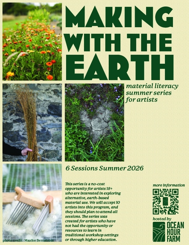 Making with the Earth artists series